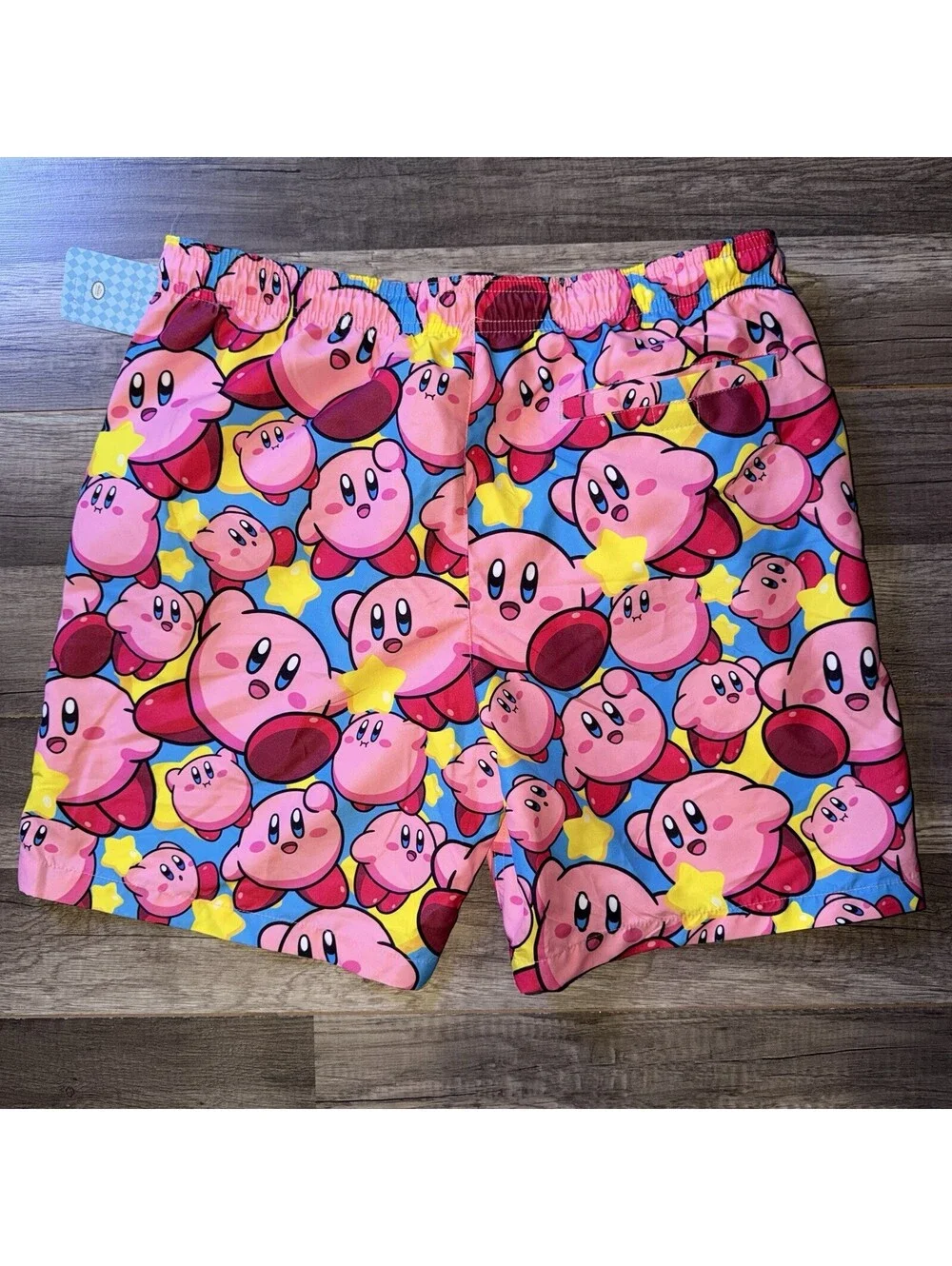 Kirby Swim Trunks Mens Medium New With Tags AUTHENTIC Nintendo